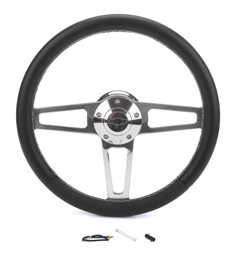 [GRT1911] GRANT - T Series Pol. Wheel Chevrolet Logo/Install Kit