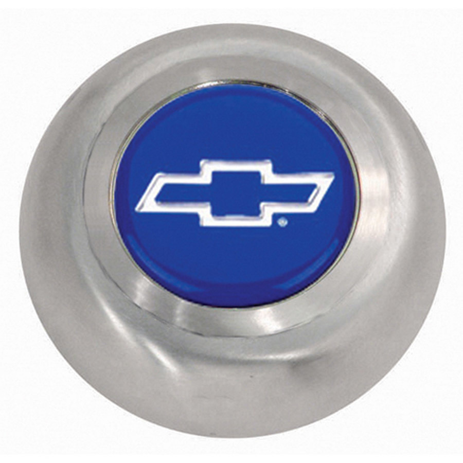 [GRT5644] Grant - Stainless Steel Button - Blue Bowtie