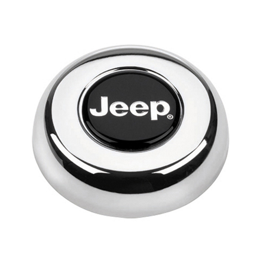 Grant - Chrome Horn Button-Jeep