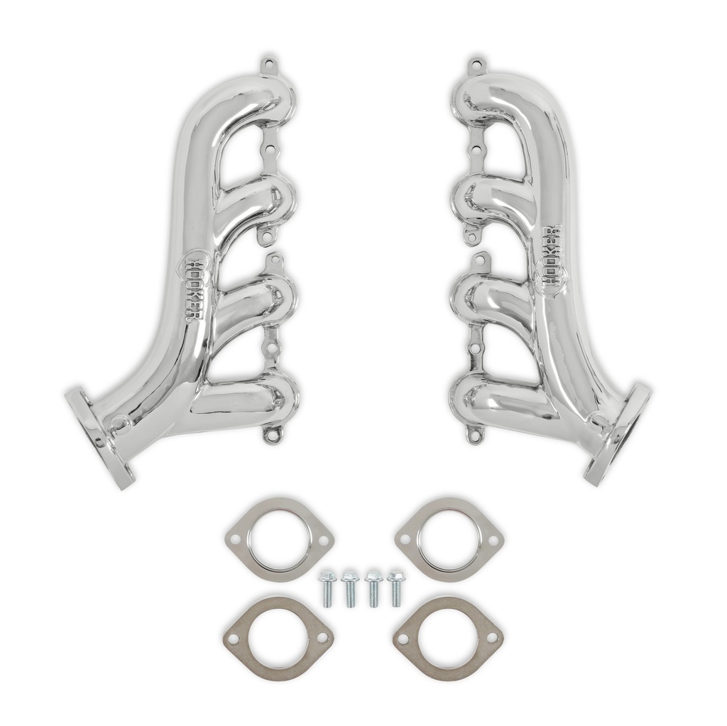 [HKR8503-1HKR] Hooker - Exhaust Manifold Set GM LS Swap Cast SS Polished
