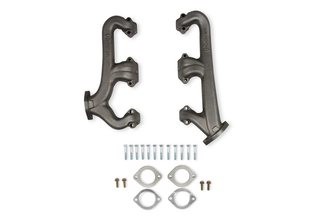 [HKR8525HKR] Hooker - SBC Exhaust Manifold Set 2.5in Outlet Cast Iron