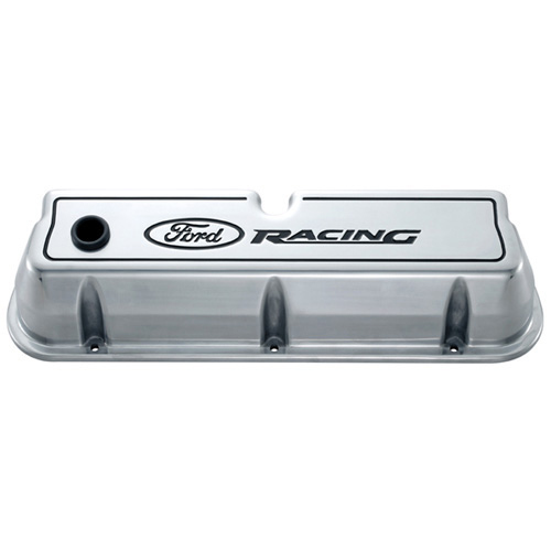 [FRD302-001] Ford - Die Cast Alm Valve Cover Set W/Ford Racing Logo