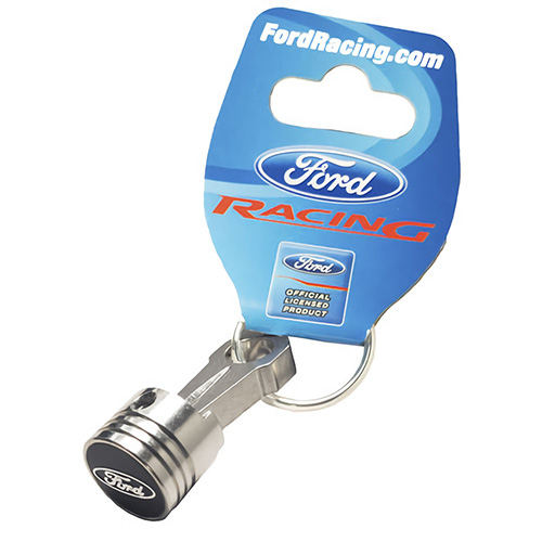Ford - Piston Key Chain - Alm W/Ford Oval Logo
