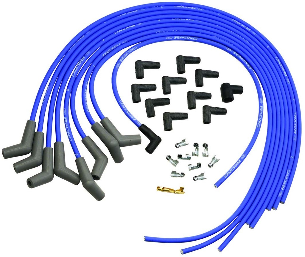 [FRDM12259-C302] Ford - 9Mm Ign Wire Set-Blue