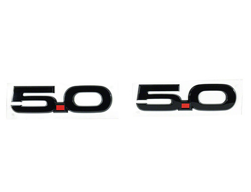 [FRDM1447-M50AB] Ford - 15-23 Mustang 5.0L Fender Badges Black