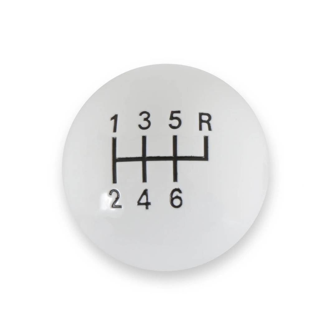 [HUR163-0040] Hurst - Classic 6-Speed Shift Knob White (3/8-16)