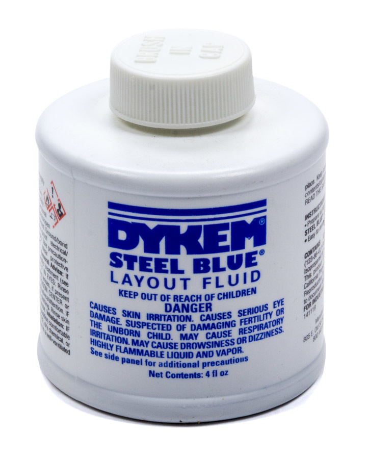 [ALL12070] Allstar Performance - Dykem Layout Fluid 4oz Brush In Cap
