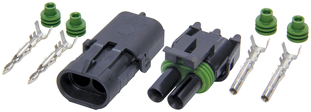 Allstar Performance - 2-Wire Weather Pack Connector Kit