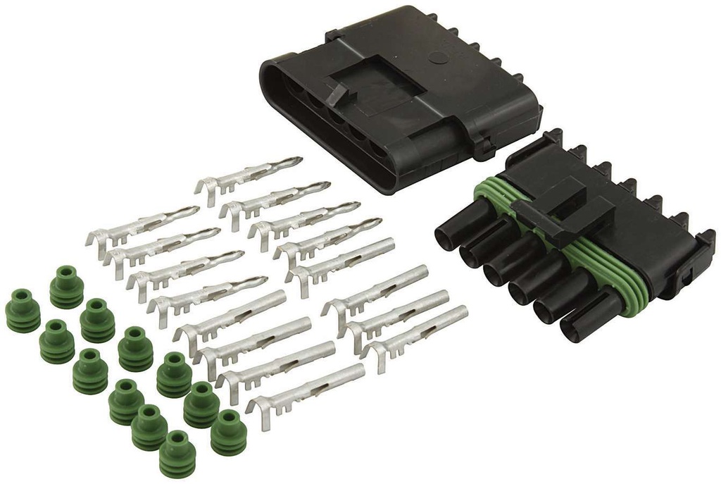 Allstar Performance - 6-Wire Weather Pack Connector Kit