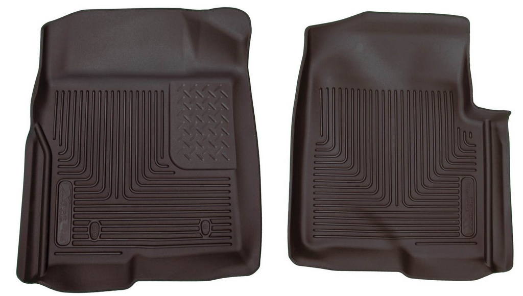 [HSK53311] Husky Liners - Ford X-Act Contour Floor Liners Front Black