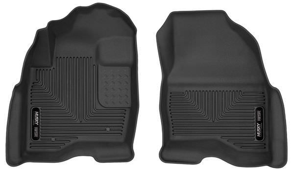 [HSK53331] Husky Liners - Ford X-Act Contour Floor Liners Front Black