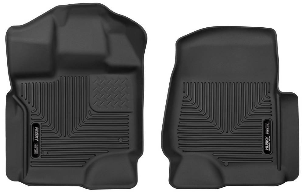 [HSK53361] Husky Liners - Ford X-Act Contour Floor Liners Front Black