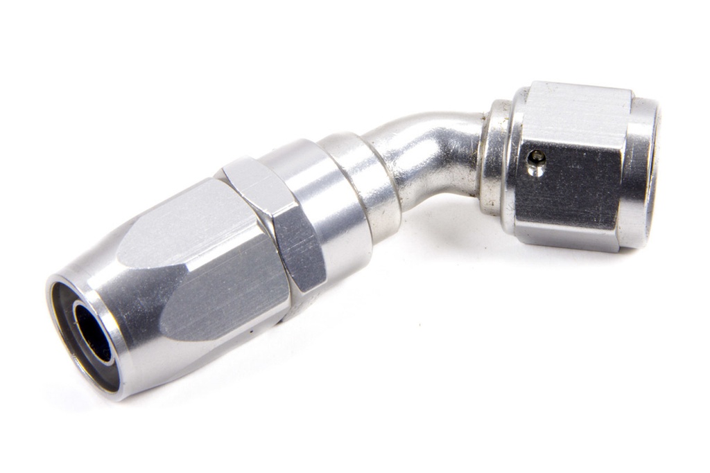 [FRG104512-CL] Fragola - #12 45-Degr Power Flow Hose End - Clear