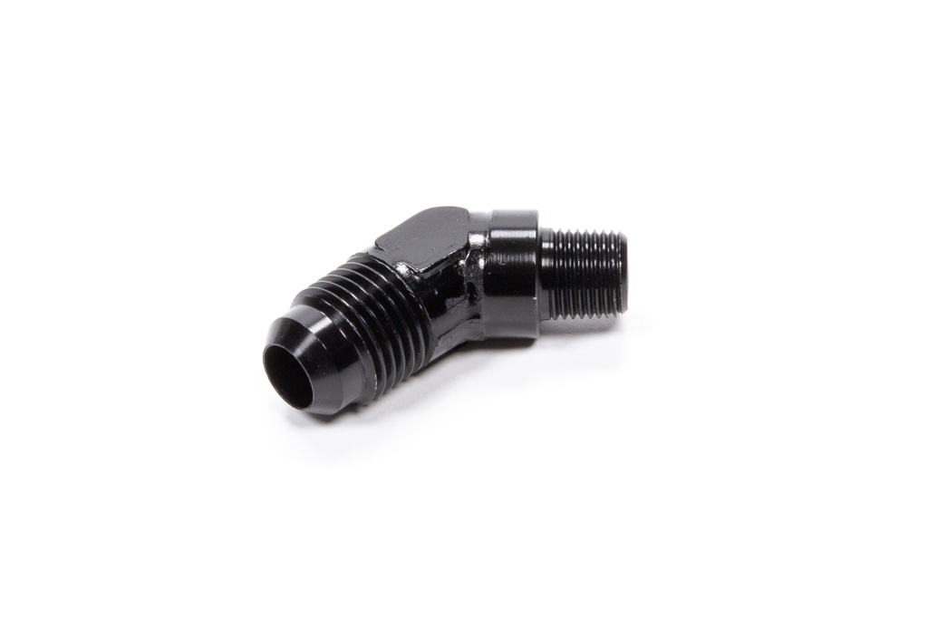 [FRG482362-BL] Fragola - 45 Deg Adapter Fitting #6 X 1/8 Mpt Black