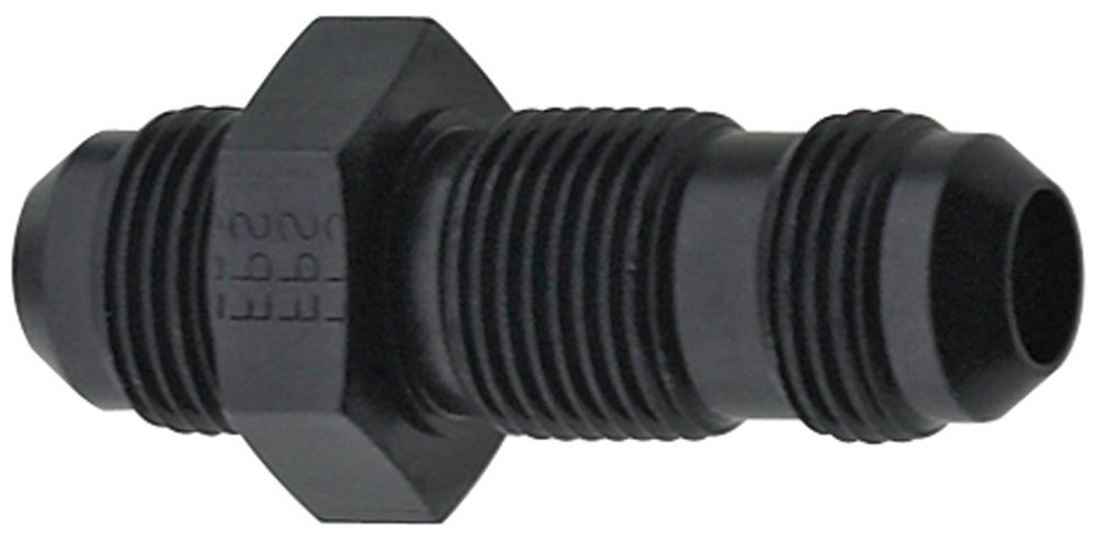 [FRG483206-BL] Fragola - Str Bulkhead Fitting #6 Black