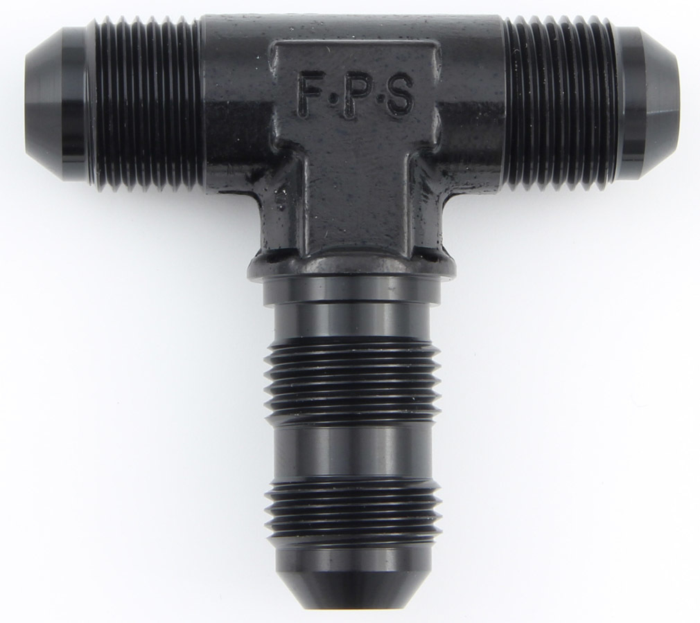 [FRG483408-BL] Fragola - #8 Bulkhead Tee Fitting Black