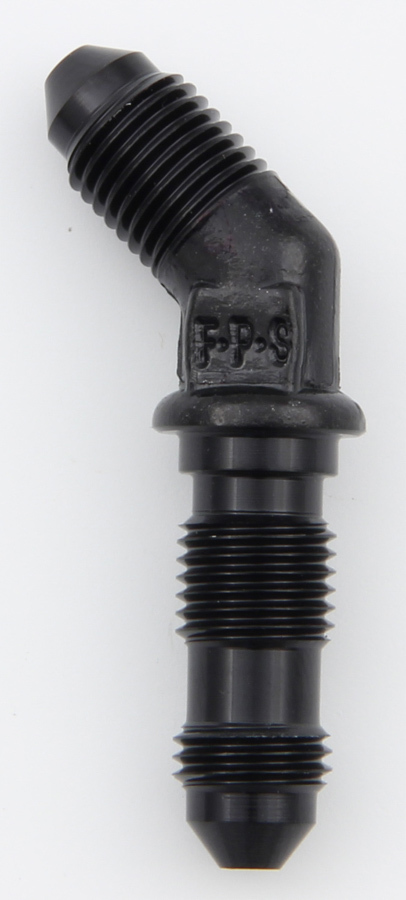 [FRG483703-BL] Fragola - #3 X 45 Deg Bulkhead Fitting Black