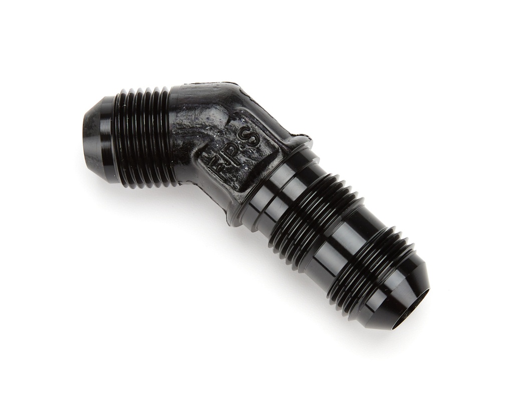 [FRG483708-BL] Fragola - 8An 45-Degree Bulkhead Fitting - Black