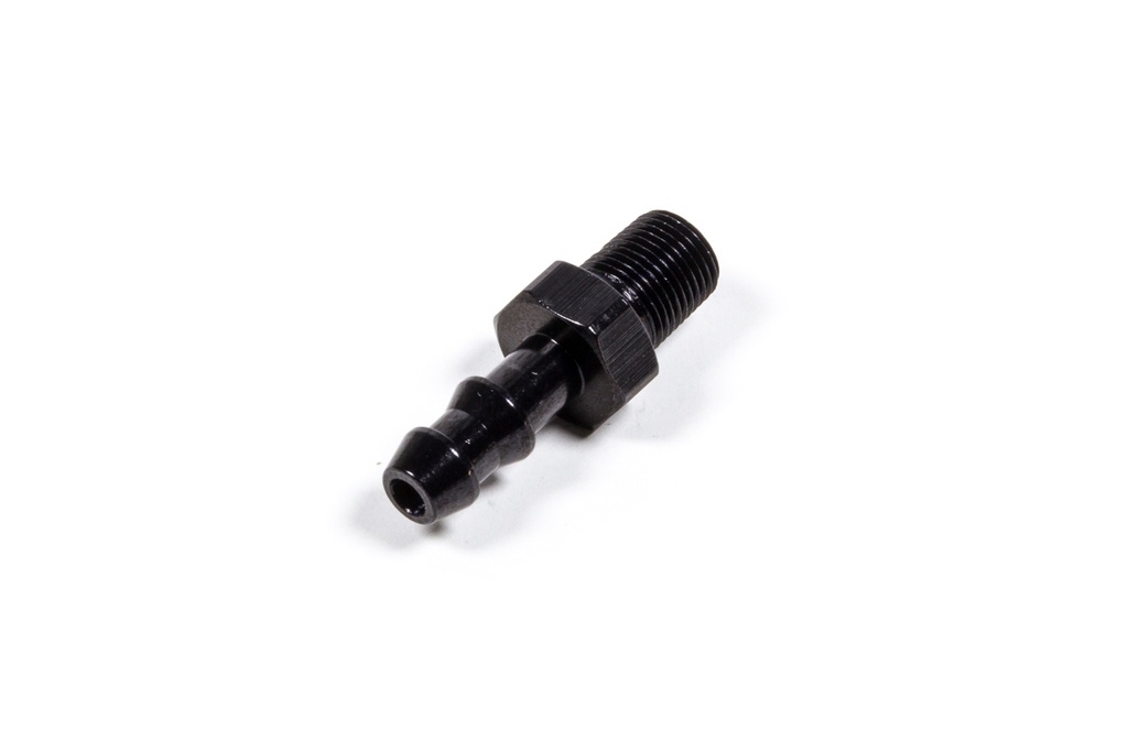 [FRG484004-BL] Fragola - 1/4 Hose Barb X 1/8 MPT Fitting Black
