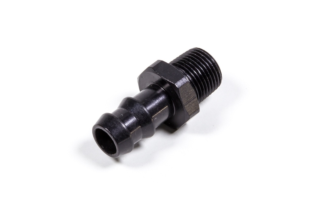 [FRG484008-BL] Fragola - 1/2 Hose Barb X 3/8 Mpt Fitting Black