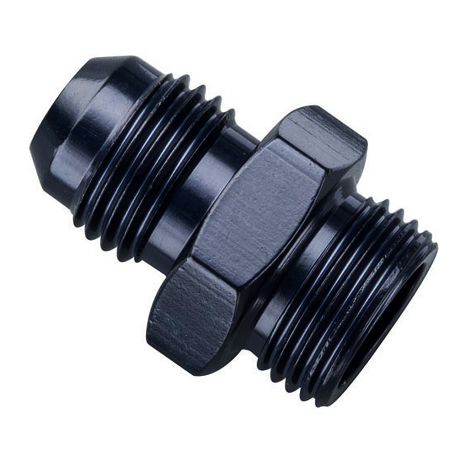 [FRG491959-BL] Fragola - Male Adapter Fitting #6 X 11/16-18 P/S Black