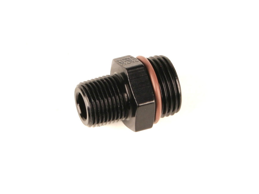 [FRG494001-BL] Fragola - #10 Orb X 3/8 Mpt Adapter Fitting Black
