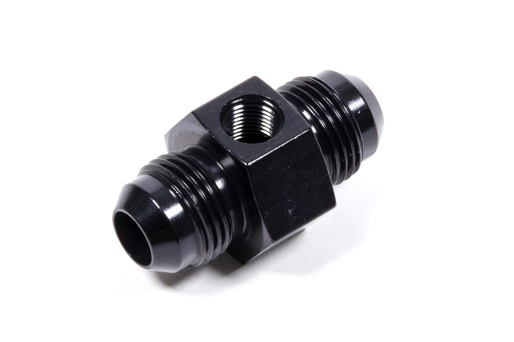 [FRG495003-BL] Fragola - Inline Gauge Adapter #8 X #8 Male Black
