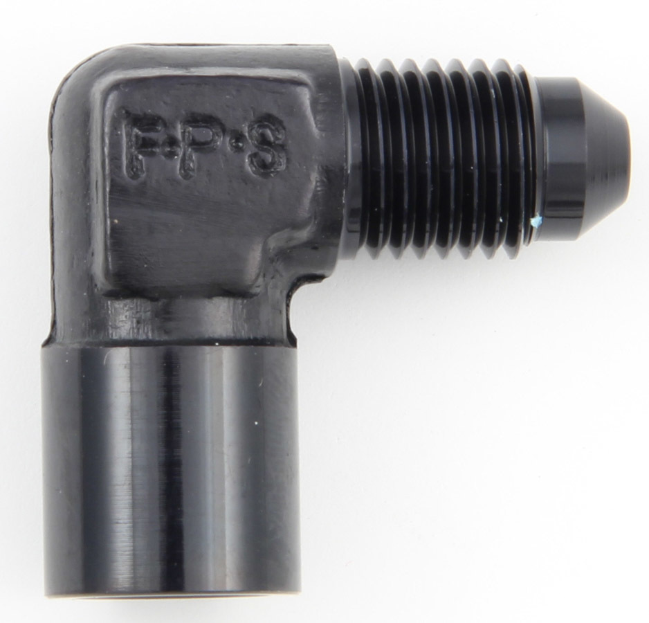 [FRG495023-BL] Fragola - #4 Male X 1/8 Fpt 90 Deg Gauge Adapter Inline