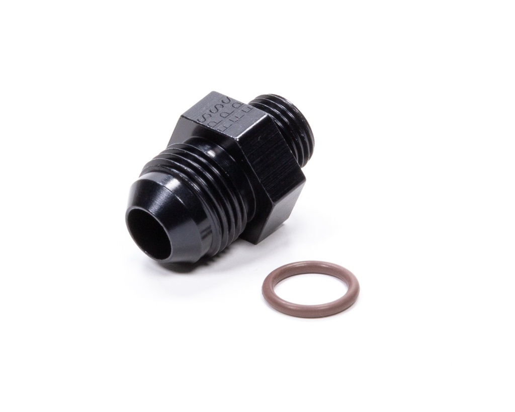 [FRG495102-BL] Fragola - #8 X 9/16-18 (#6) Radius O-Ring Fitting Black