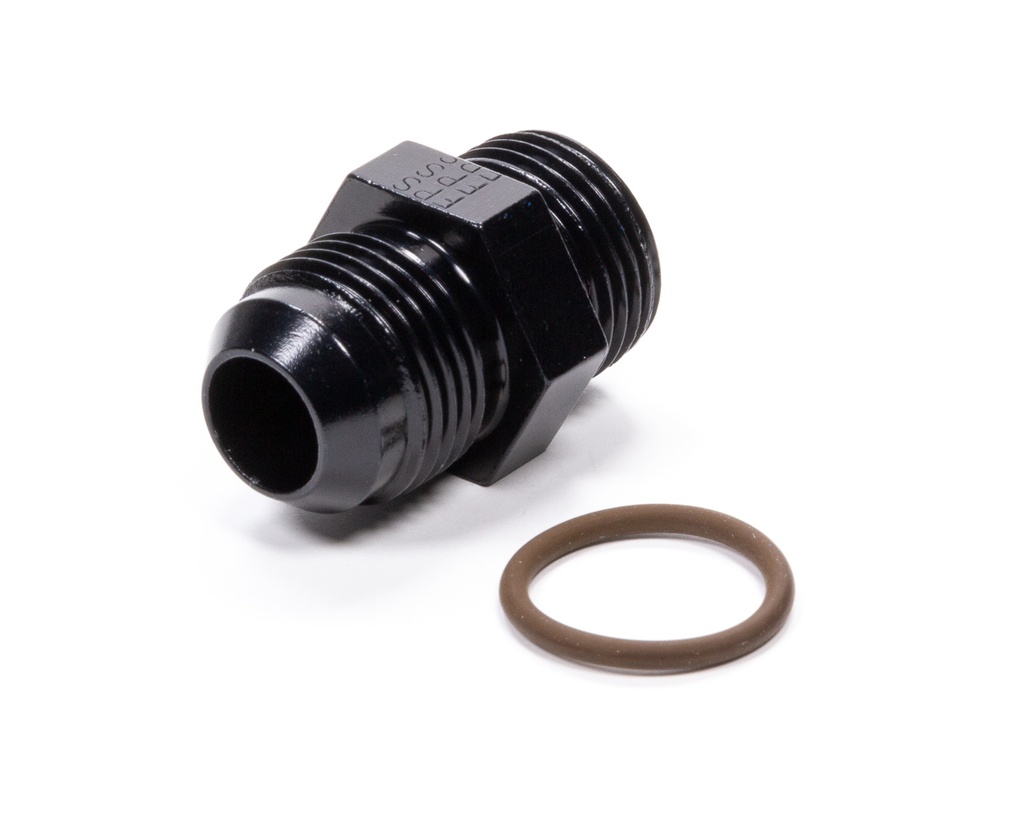 [FRG495106-BL] Fragola - #10 X 7/8-14 (#10)Radius O-Ring Fitting Black
