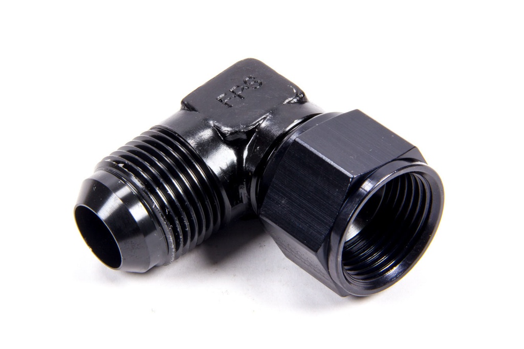 [FRG498106-BL] Fragola - #12 Female Swivel - Male 90 Degree Fitting Black