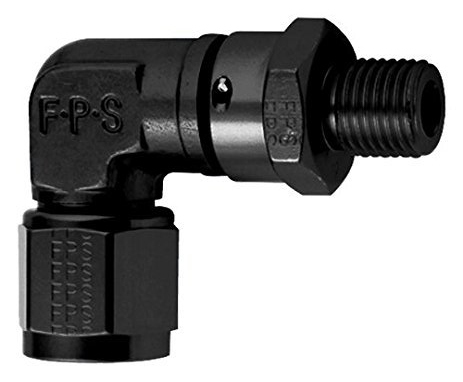 [FRG499008-BL] Fragola - #8 Female Nut X 3/4-16 (8) O-Ring 90 Deg Swivel