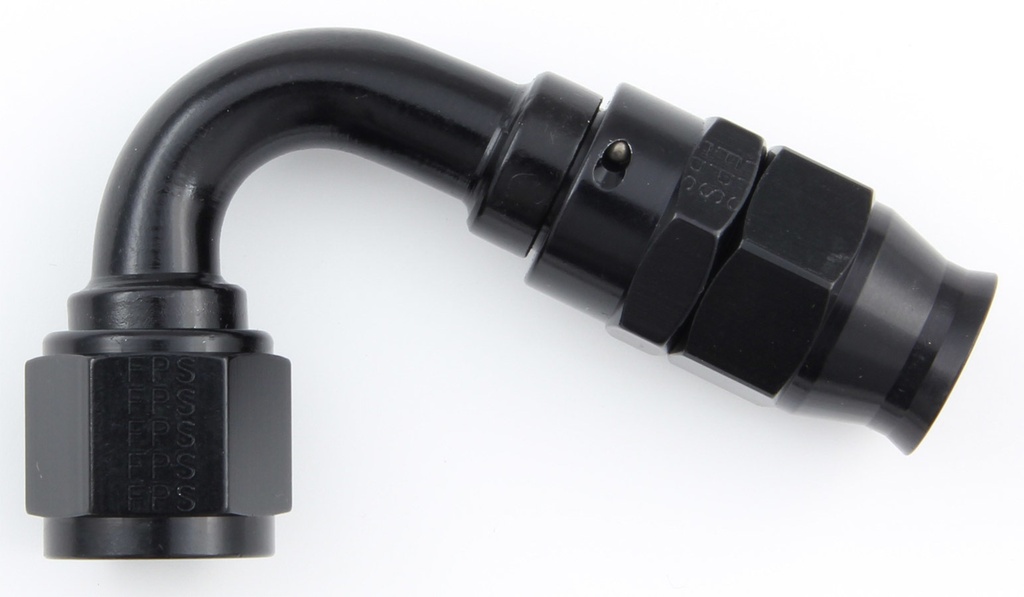 [FRG681208-BL] Fragola - Hose Fitting #8 120 Deg Ptfe Black