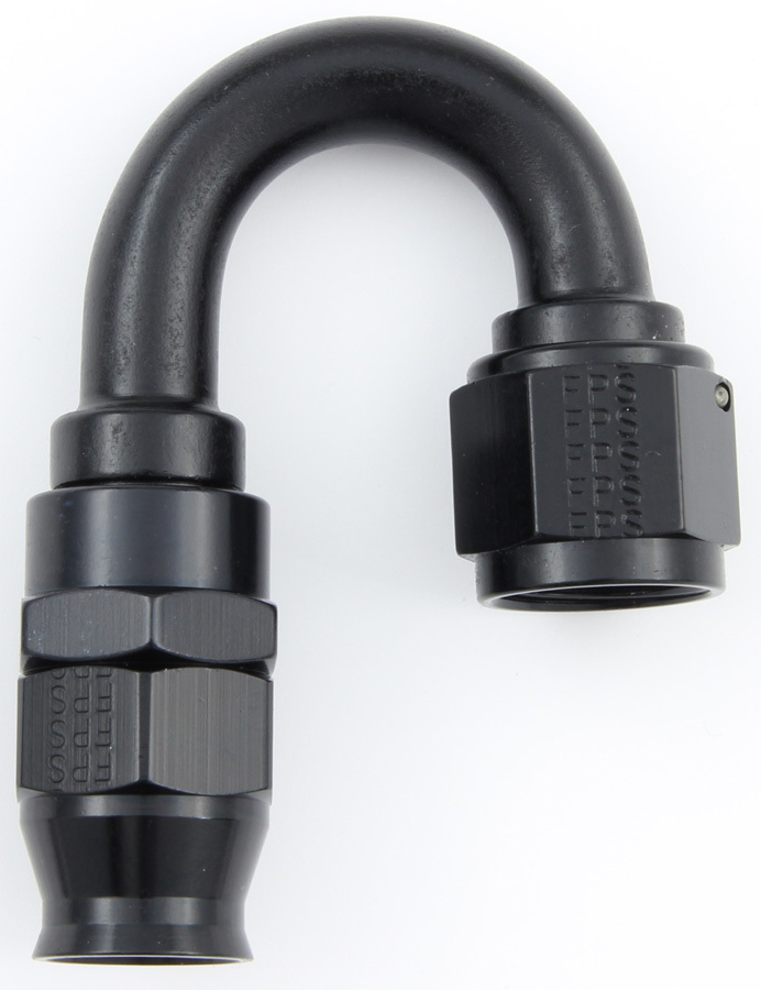 Fragola - Hose Fitting #8 180 Deg Ptfe Black