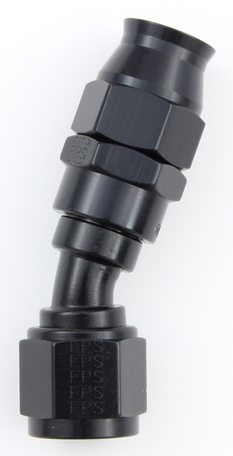 [FRG683006-BL] Fragola - Hose Fitting #6 30 Deg Ptfe Black