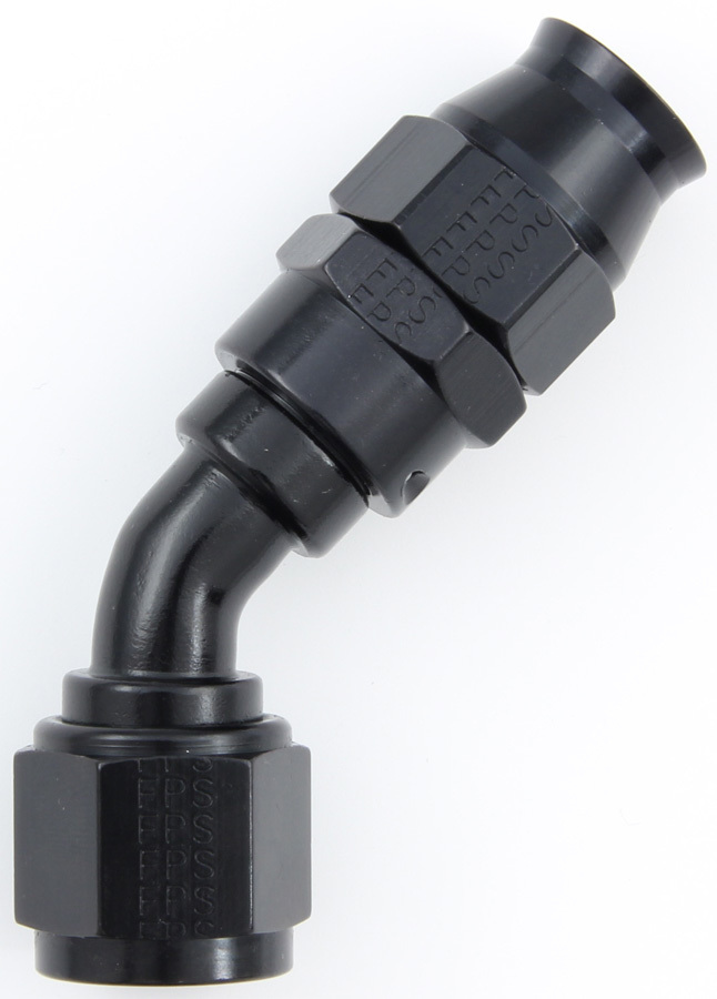 Fragola - Hose Fitting #6 45 Deg Ptfe Black