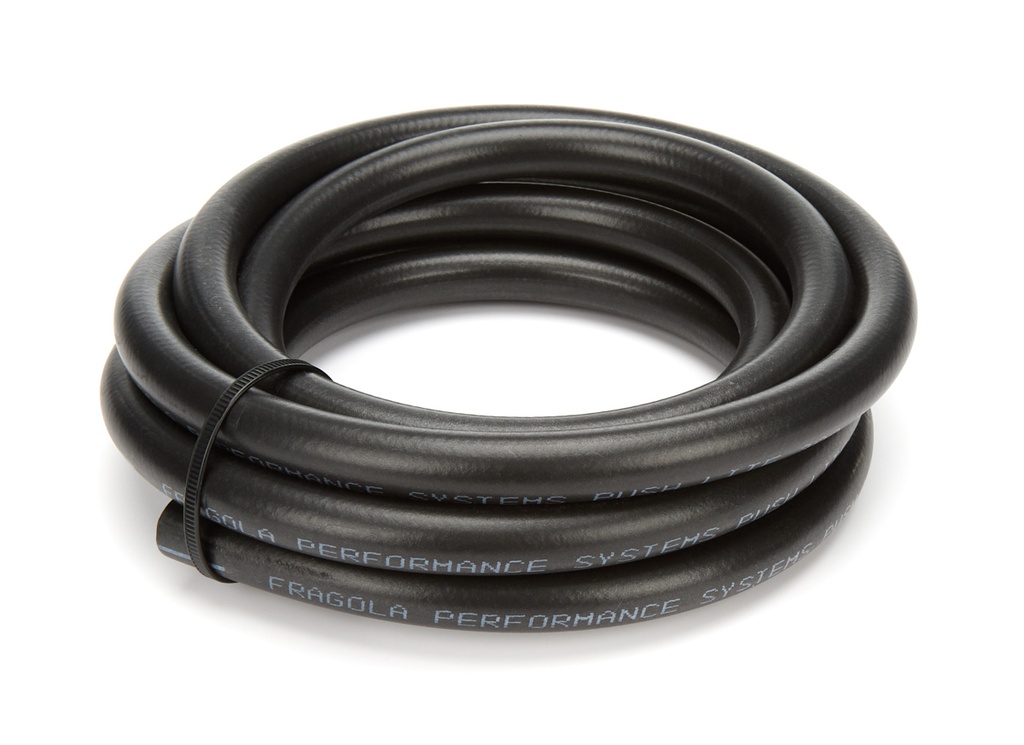 [FRG831004] Fragola - #4 Push-Lite Hose 10ft Hi-Temp - Black