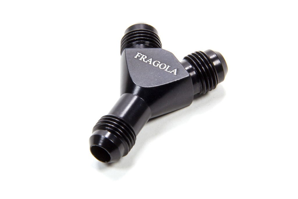 [FRG900606-BL] Fragola - 6an Y-Male Fitting Black