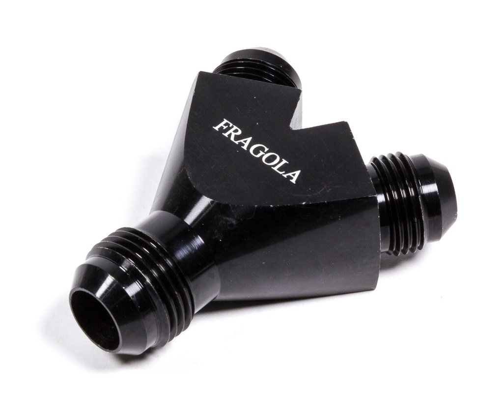 [FRG900611-BL] Fragola - Y-Fitting #10Male Inlet X #8 Male Outlets Black