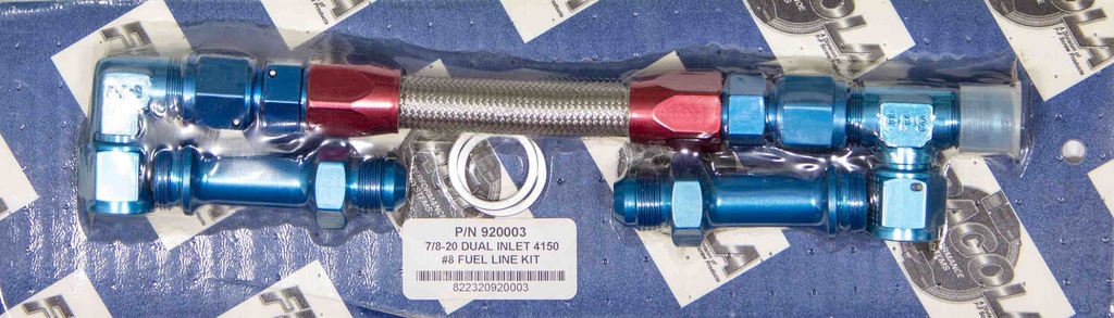 [FRG920003] Fragola - #8 Fuel Line Kit 7/8-20 Dual Inlet 4150