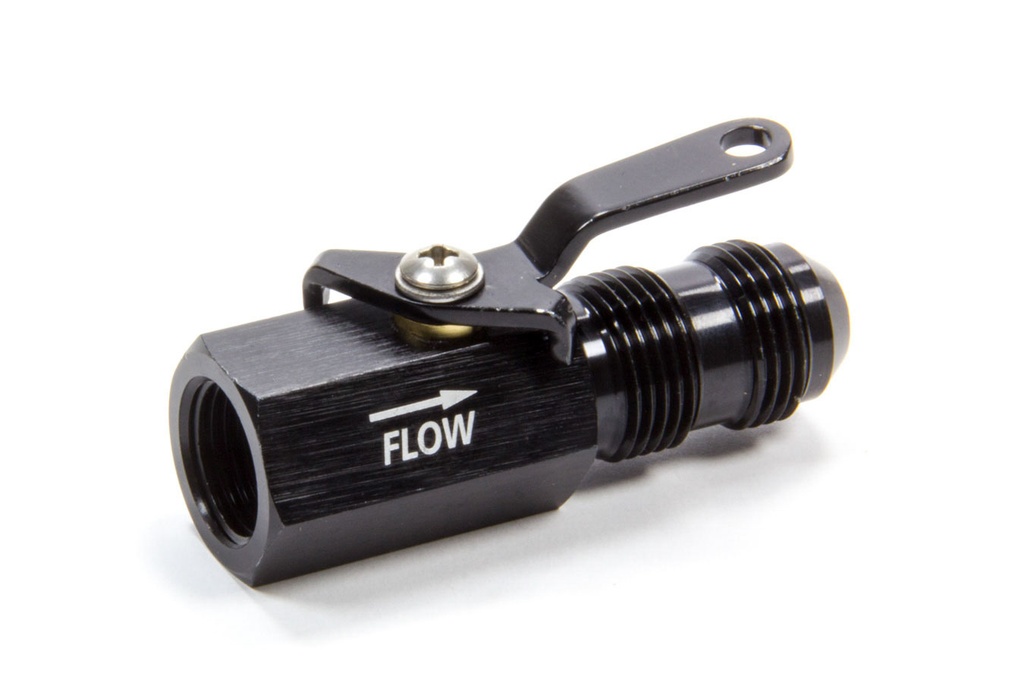 [FRG961008-BL] Fragola - #8 Shut Off Valve Black Female Inlet/Male Outlet