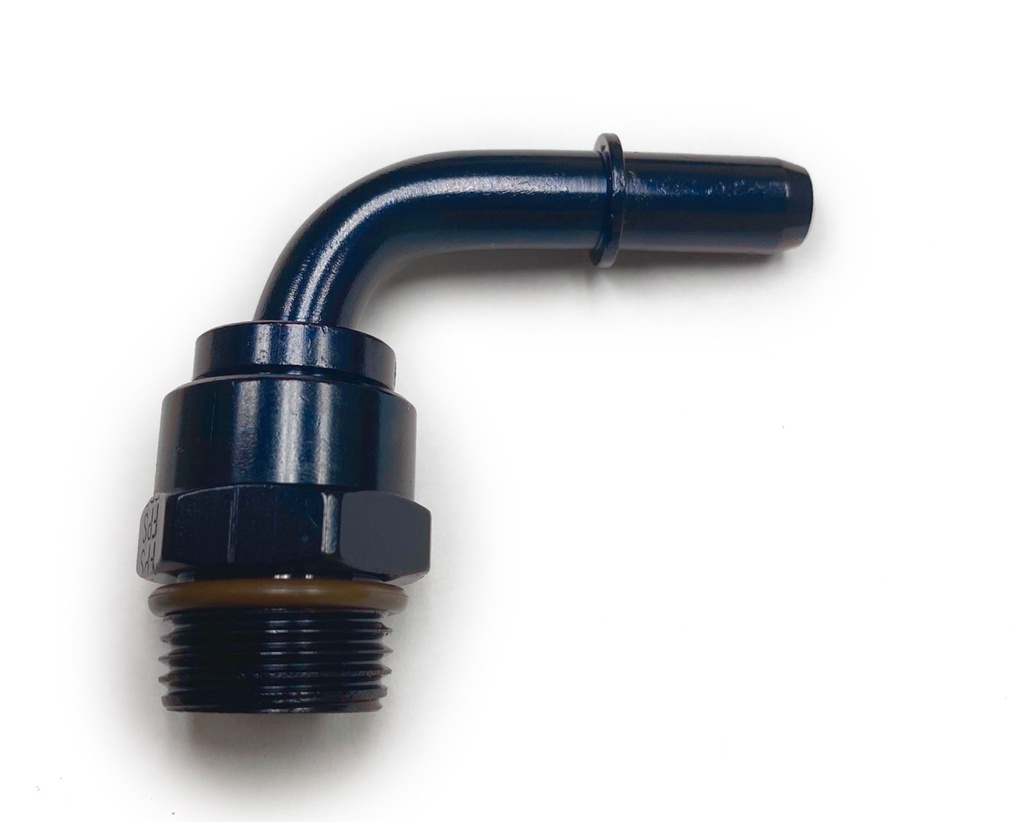 [FRG997518-BL] Fragola - #8 Orb To 3/8 Male Q/C Efi Fitting 90-Degree