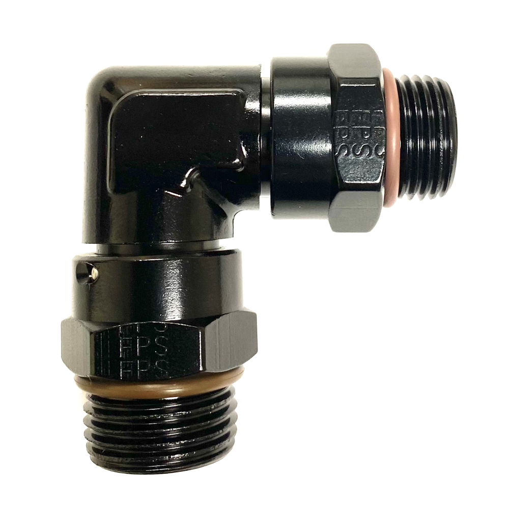 [FRG999606-BL] Fragola - 90-Deg Male ORB Adapter Fitting #10 To 10