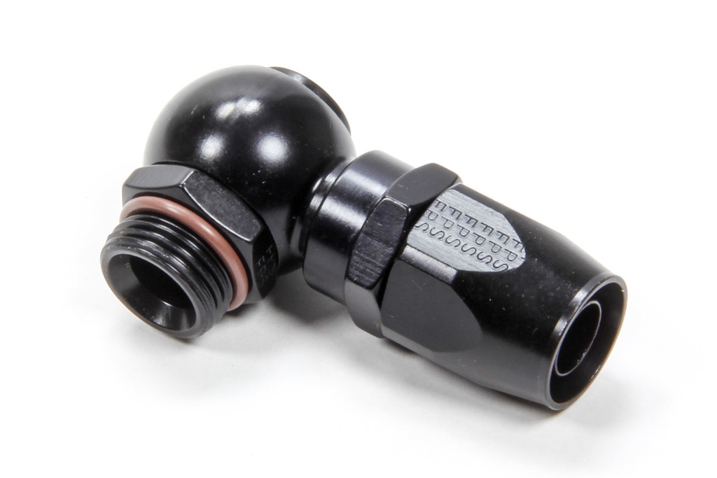 [FRG100010] Fragola - #10 Banjo Hose Fitting Straight - Black