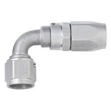[FRG109004-CL] Fragola - #4 X 90 Power Flow Hose End - Clear