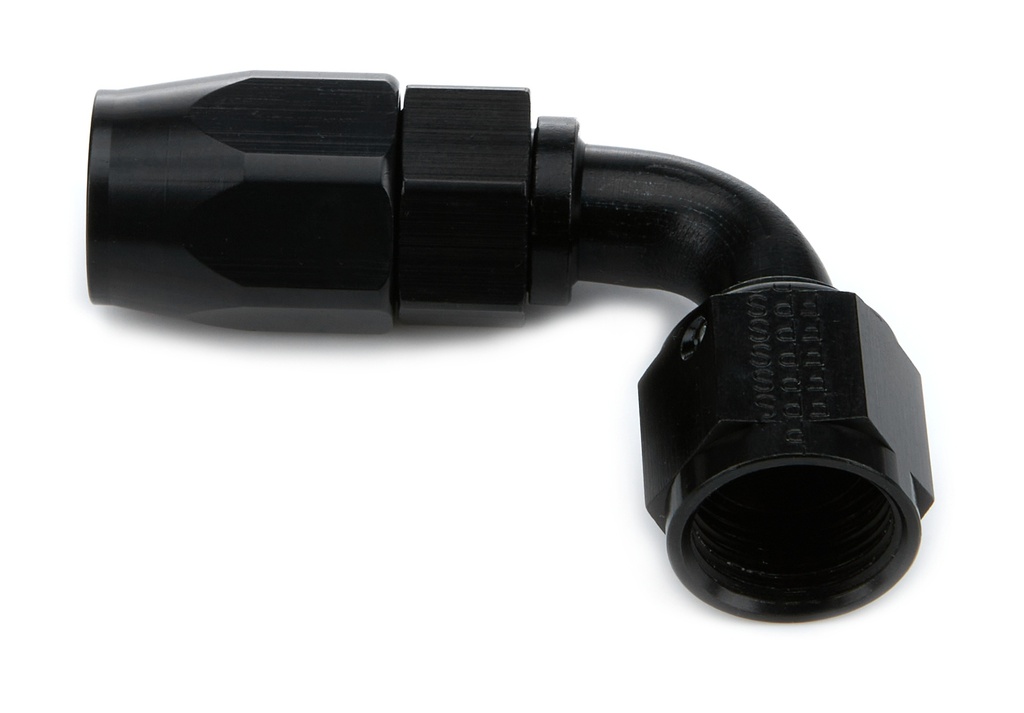 [FRG109008-BL] Fragola - Hose Fitting #8 90 Deg Black