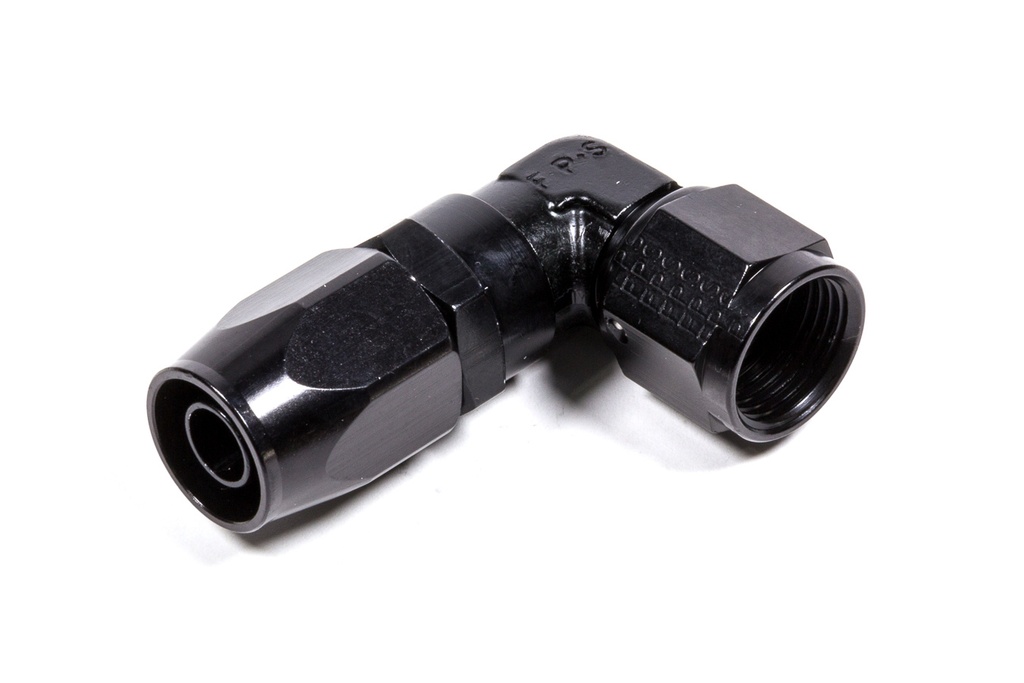 [FRG109108-BL] Fragola - #8 X 90 Low Profile Forged Hose End Black