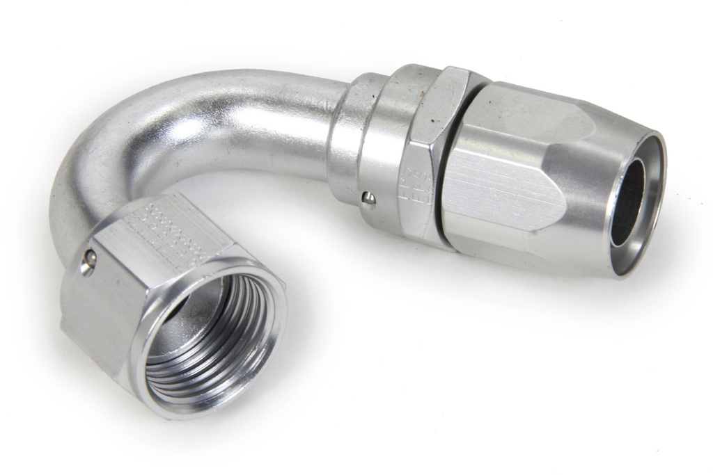 [FRG115012-CL] Fragola - #12 150-Deg Power Flow Hose End - Clear
