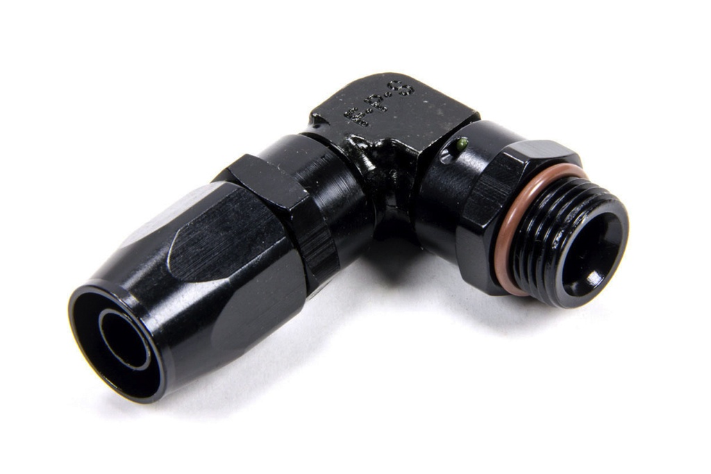 [FRG189010-BL] Fragola - 10an Orb Male 90-Deg To #10 Hose - Black