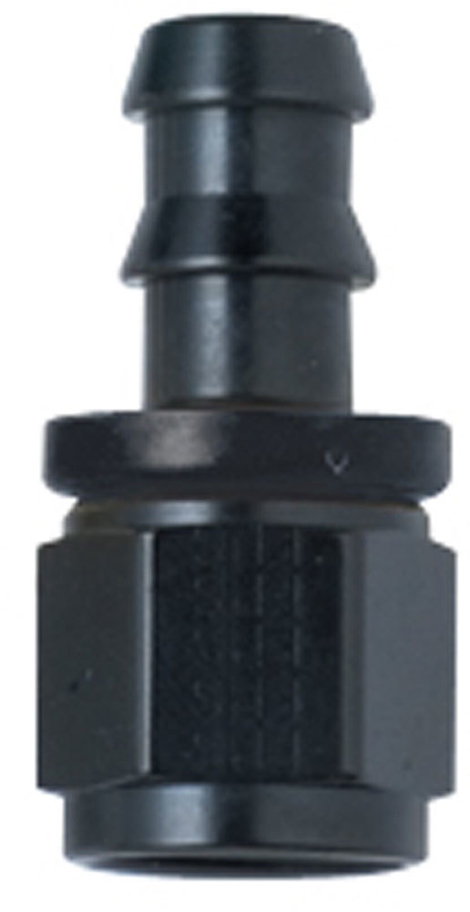 [FRG200116-BL] Fragola - Hose Fitting #16 Str Push Lock Black